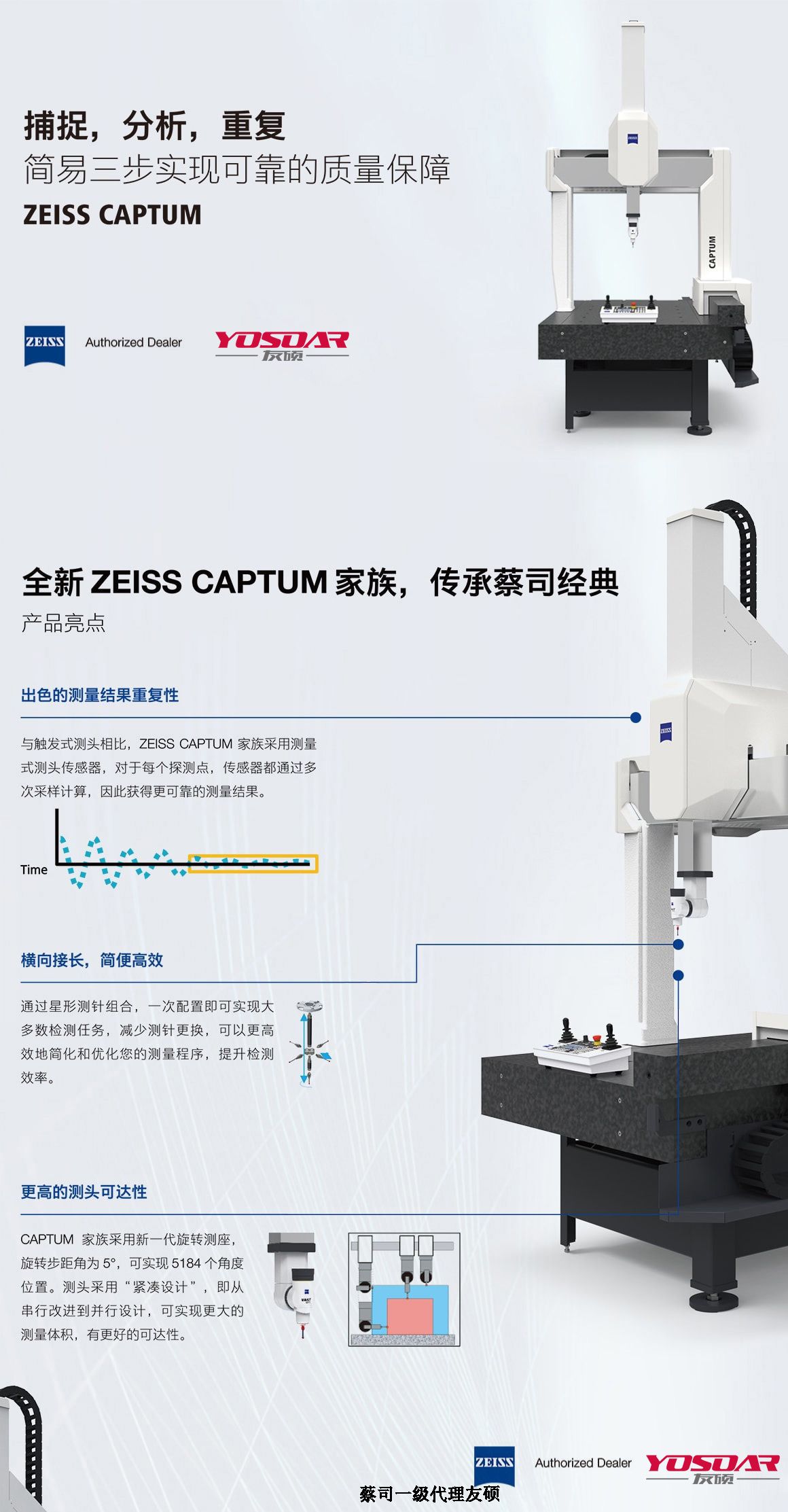 黔东南蔡司三坐标CAPTUM
